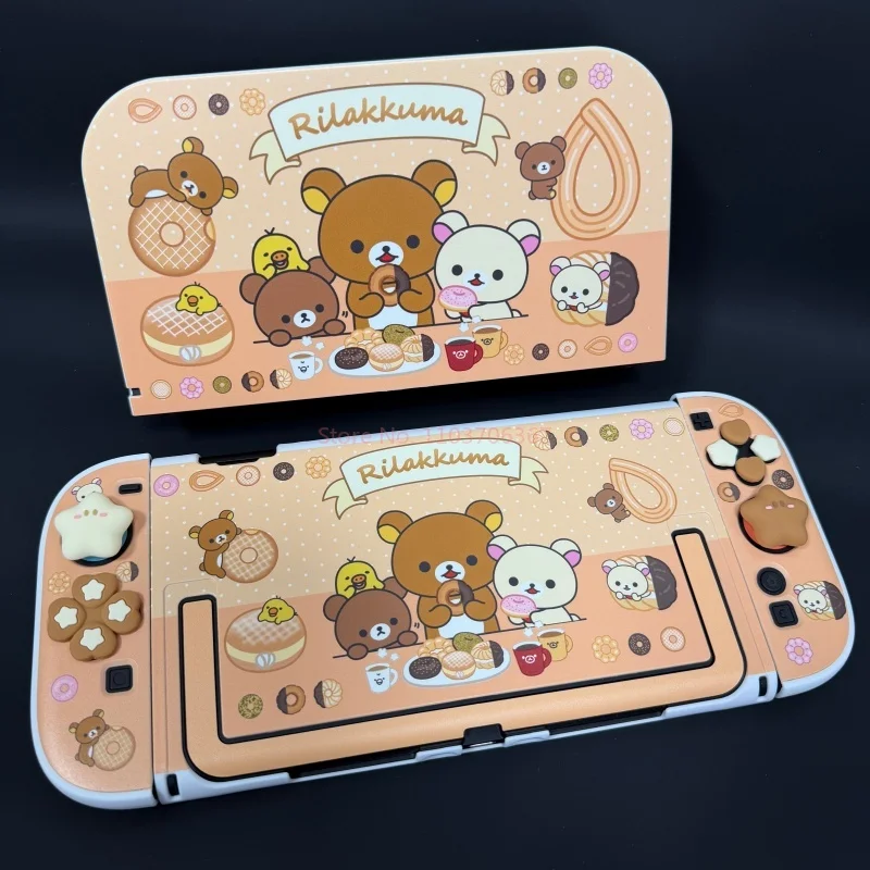 Cute Rilakkuma Switch2 Protective Case Cartoon Bear Custom Switcholed/Ns2 Protective Case Storage Bag Anime Game Peripherals - Image 5