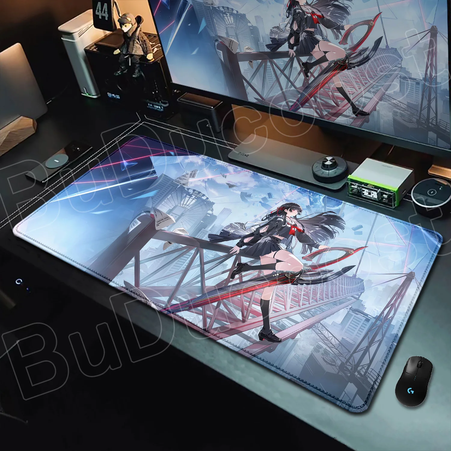

New Role Wuthering Waves Chisa Mouse Pad Gaming Mousepad Kawaii Anime Girl Desk Mat Rubber XXL 900X400 E-Sports Office PC Carpet