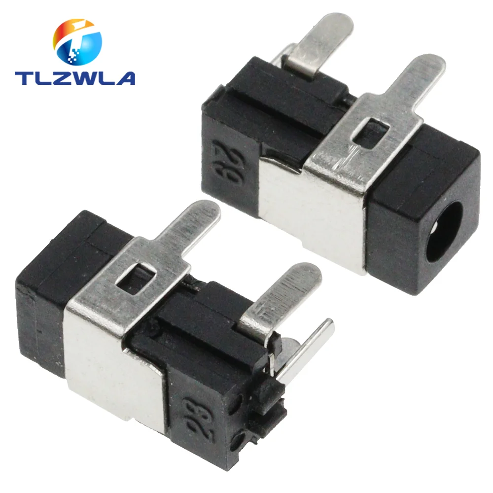 10PCS High Quality DC Power Socket Jack DC-011 Pin=0.7 Needle Size Adaptation 2.5mm*0.7mm Power Female Plug 2.5x0.7MM