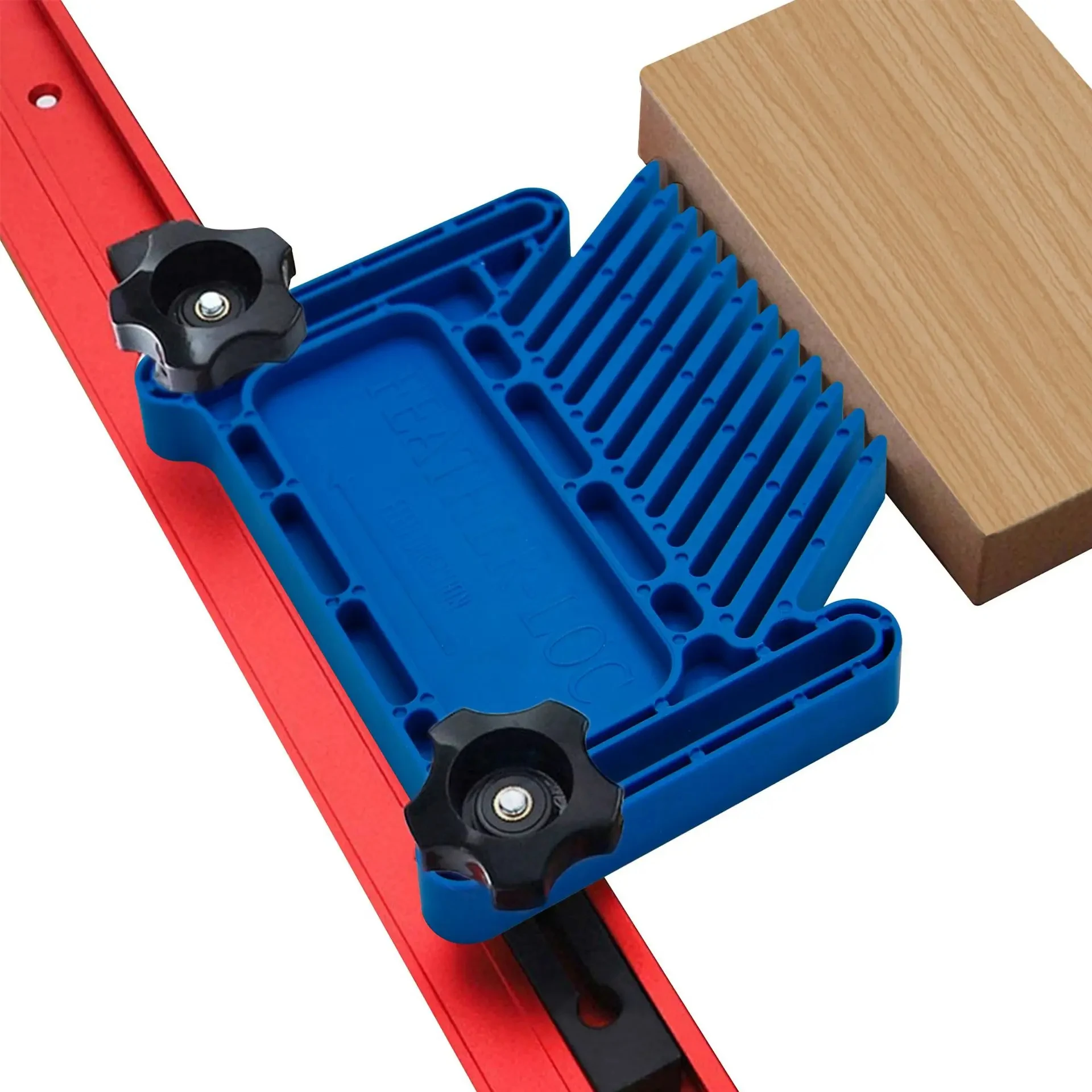 Imagem -03 - Multi-purpose Feather Loc Board Grupo Plumas Duplas Miter Gauge Slot Carpintaria Máquina de Gravura Faça Você Mesmo Ferramentas