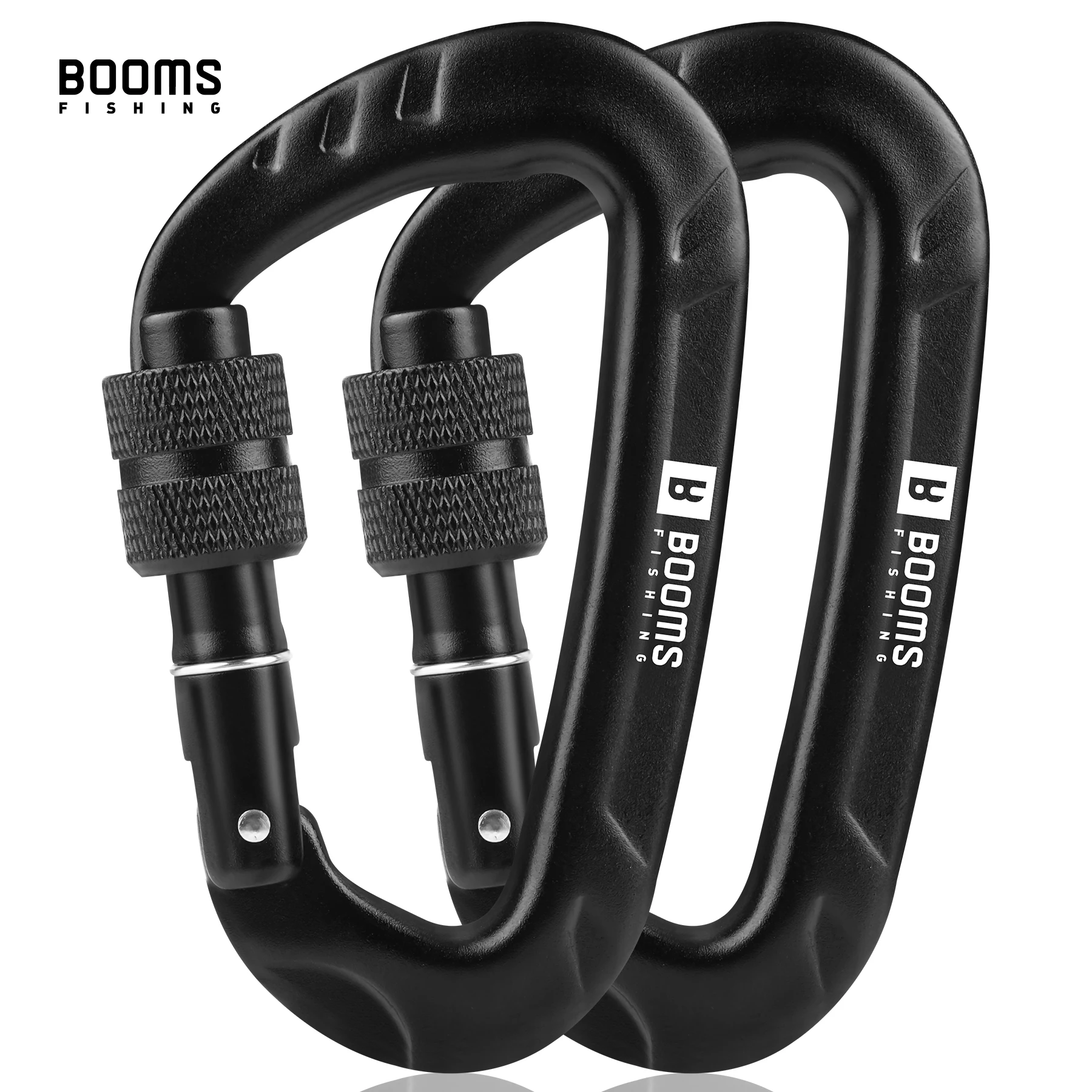 Booms Fishing CC11 For Camping Outdoors Buckle Hook 12KN Aluminum Alloy Safety Lock Fishing Tools Accessories