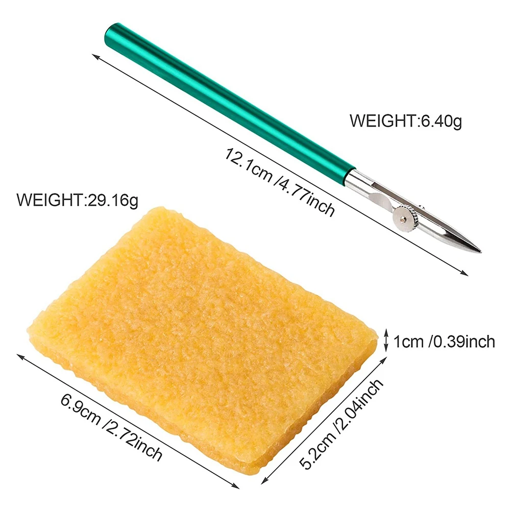 مجموعة أقلام حكم ABJG-Art، قلم سائل لاصق مع 4 قطع ممحاة بقايا الغراء لتطبيق الإخفاء