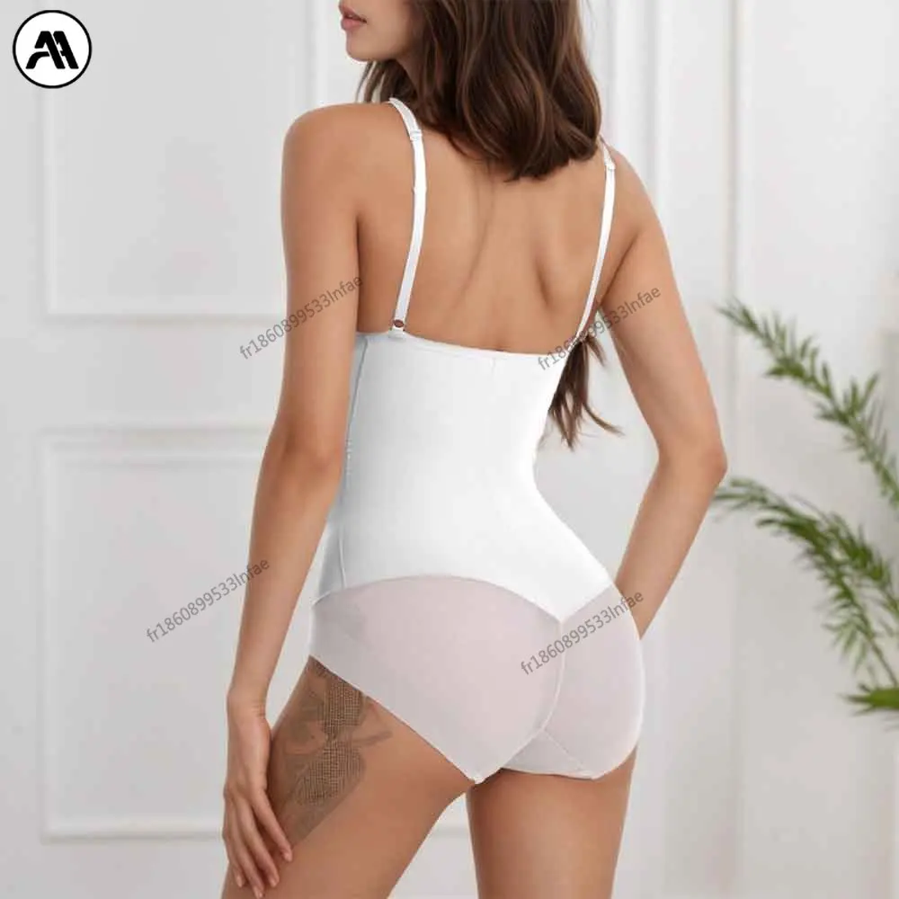 2026 Damen-Shapewear-Bodysuit, eng anliegender, schlankmachender Bodyshaper-Bodysuit mit BHs