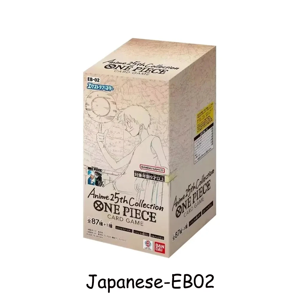 Japanisches Bandai One Piece Kartenspiel OP01-12 Full Series Booster Box Anime Cards PRB01&EB02 Sammelkarte Geschenk für Kinder und Fans