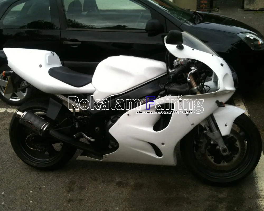 Moto Cover For Kawasaki Ninja ZX7R 1996-2003 ZX-7R 96 97 98 99 00 01 02 03 ZX 7R White Sportbike ABS Motorcycle Fairing Kit