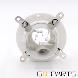 GZC4-3B-G large 4-hole tube seat vacuum tube socket gold-plated four-hole suitable for 805 845 211 FU-5 tube
