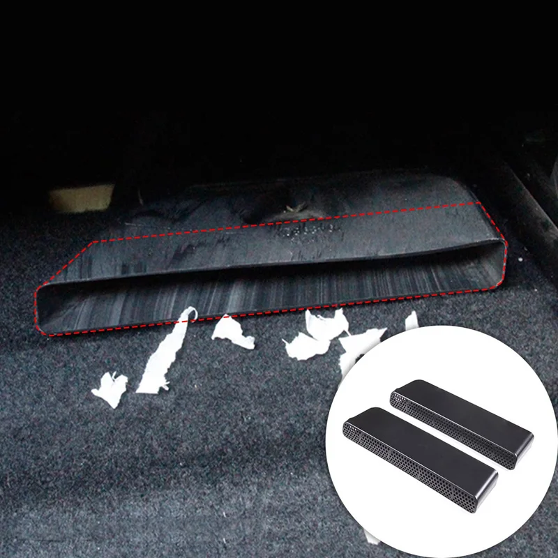 

For Peugeot new 4008 5008 seat under the air vent cover decorative car interior anti-blocking mesh accessories ABS