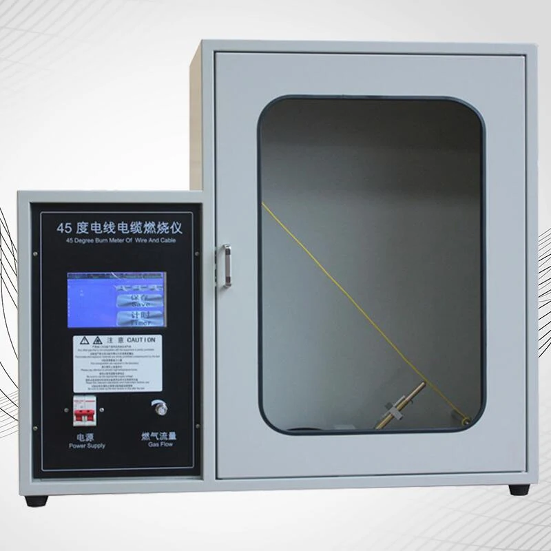 GB/T14645 JC-01 Touch screen controlled textile 45 degree combustion tester