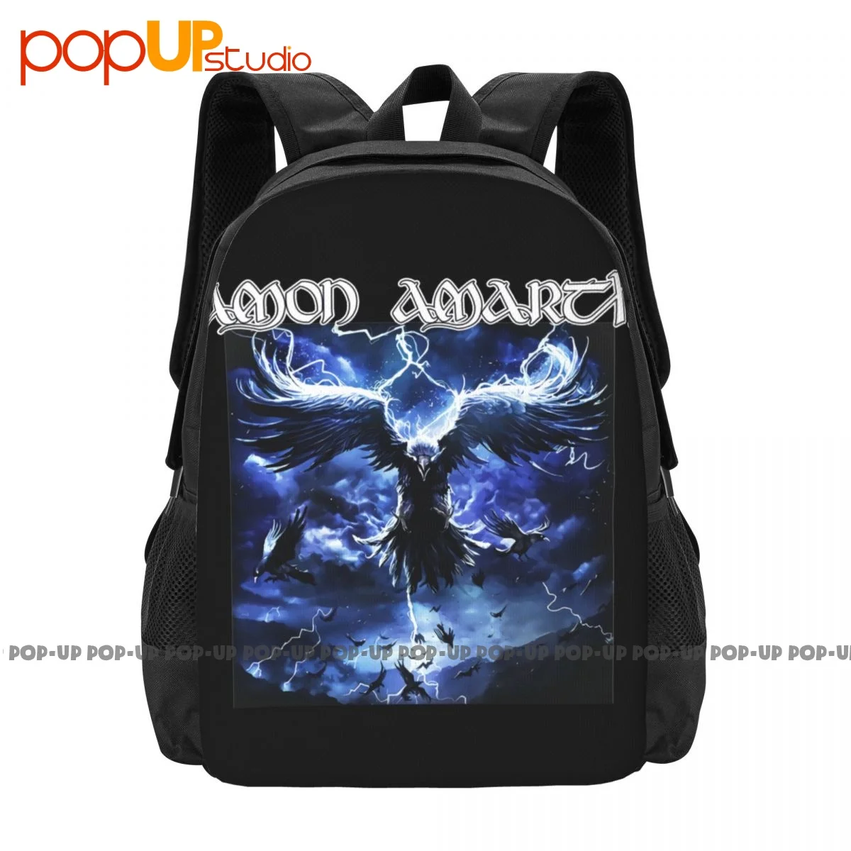 Amon Amarth Cd Lgo Raven'S Flight New Berserker Backpack Large Capacity Cute Shoe Bag Sports Style Multi-function