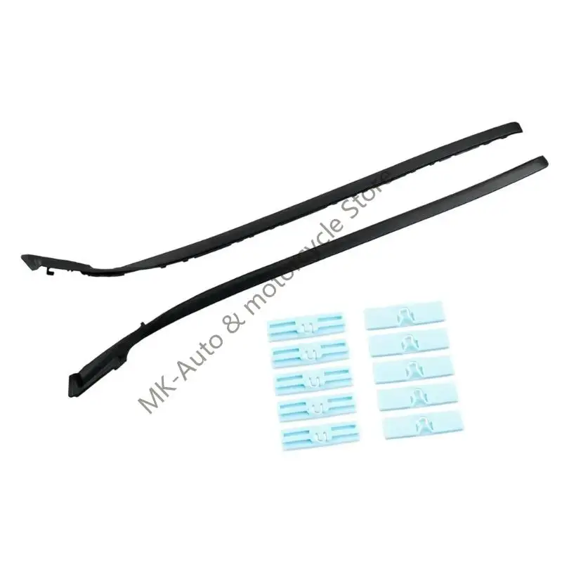 

2 Pieces Windshield Side Gaskets Moldings For Automobile 75551-53020 75552-53020
