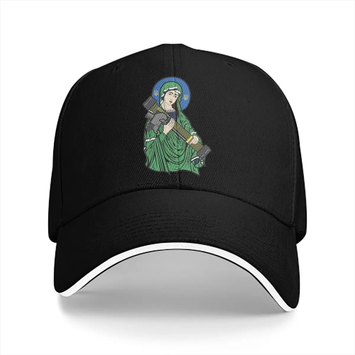 St Javelin The Protector Ukraine Ukrainian Multicolor Hat Peaked Women's Cap Personalized Visor Protection Hats