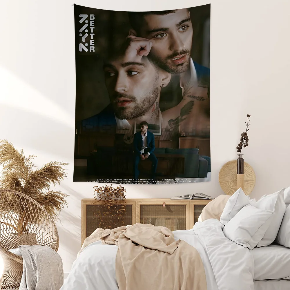 Singer Z-Zayn M-Malik Hanging Bohemian Tapestry Hanging Tarot Hippie Wall Rugs Dorm Home Decor