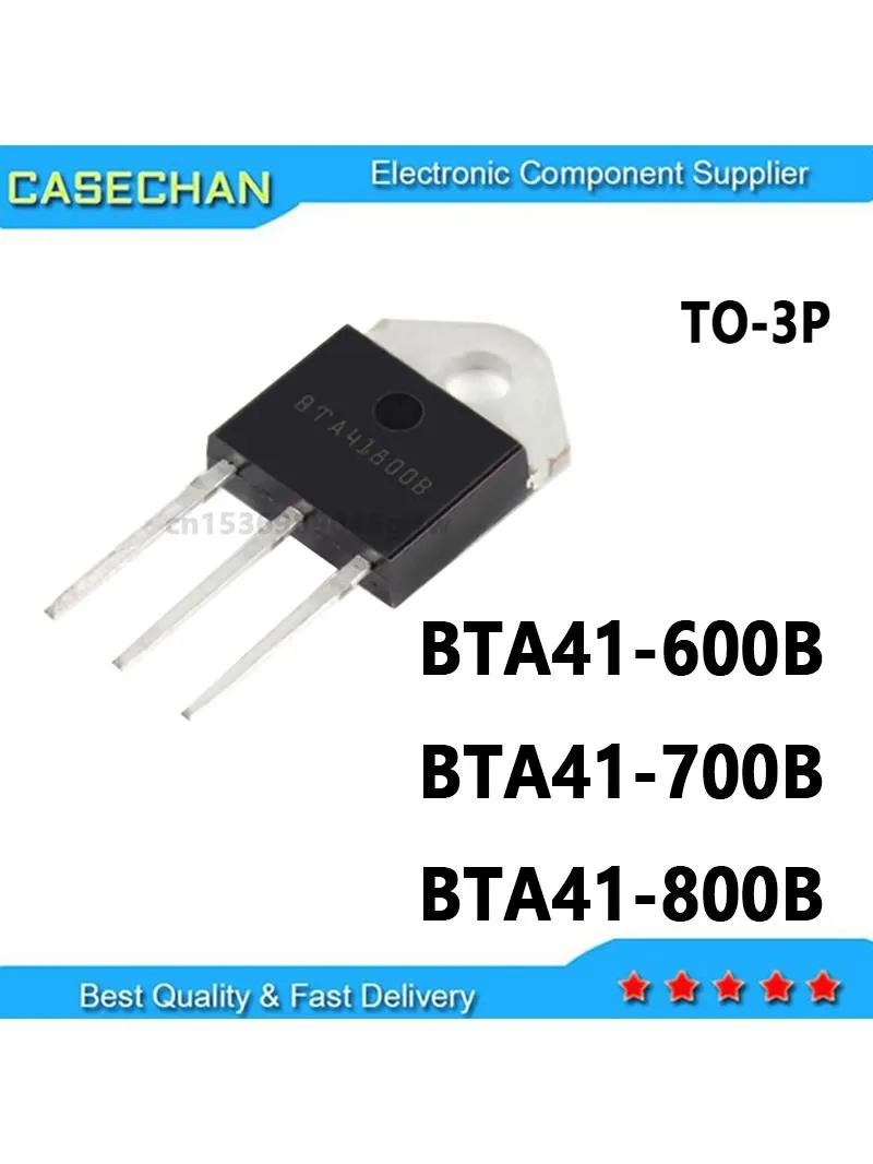 5 SZTUK Nowe i Oryginalne Triaki BTA41600B BTA41700B BTA41800B 40 Amperów TO-3P BTA41-600B BTA41-700B BTA41-800B — zdjęcie produktu 6