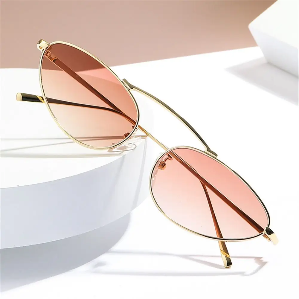 Cat Eye Sonnenbrille für Frauen trend ige kleine ovale Sonnenbrille Retro-Sonnenbrillen 90er Jahre Brille y2k Accessoires Vintage Brillen