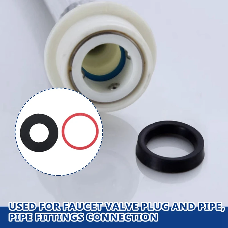 

141 шт., плоское резиновое уплотнительное кольцо, прокладка шланга, резиновая шайба для втулки крана, 18 различных размеров-A73M