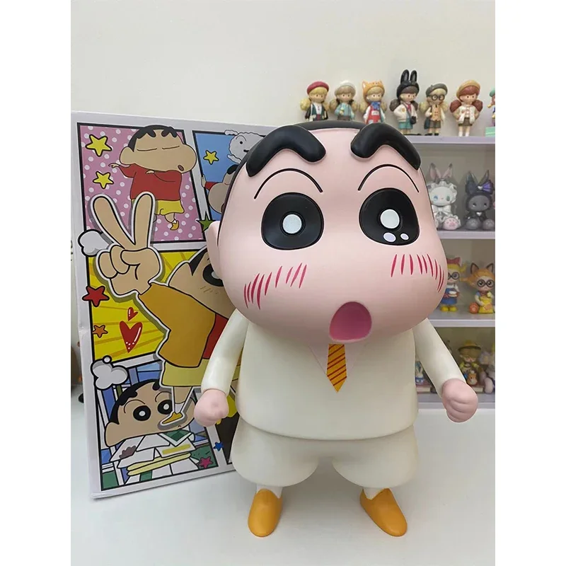 Crayon Shin-Chan Large Anime Figure Suit Figure Series Swim Ring Ornament Doll Collection Decoration Anime Limited Birthday Gift