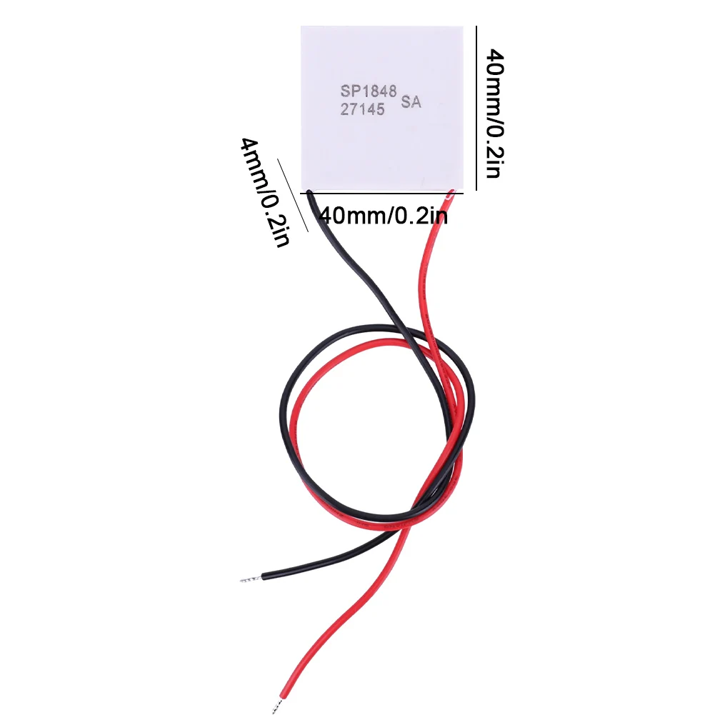 SP1848-27145 Cooling Power Plate Module 120Celsius 40x40mm Thermoelectric Cooler for Semiconductor Heatsink Generation