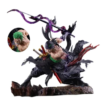 30cm Anime One Piece Figurki IU Bloodbath Roronoa Zoro Figurka akcji Dwugłowy PVC Kolekcja Model Zabawki Ornamen Lalka Prezenty