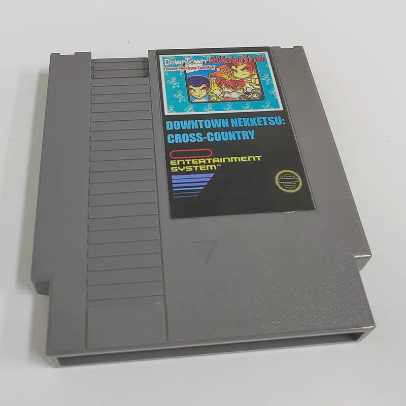 Downtown: Nekketsu Koushin Kyoku Soreyuke Daiundoukai - English Version Game Cartridge For 72 Pins NES Classic Console