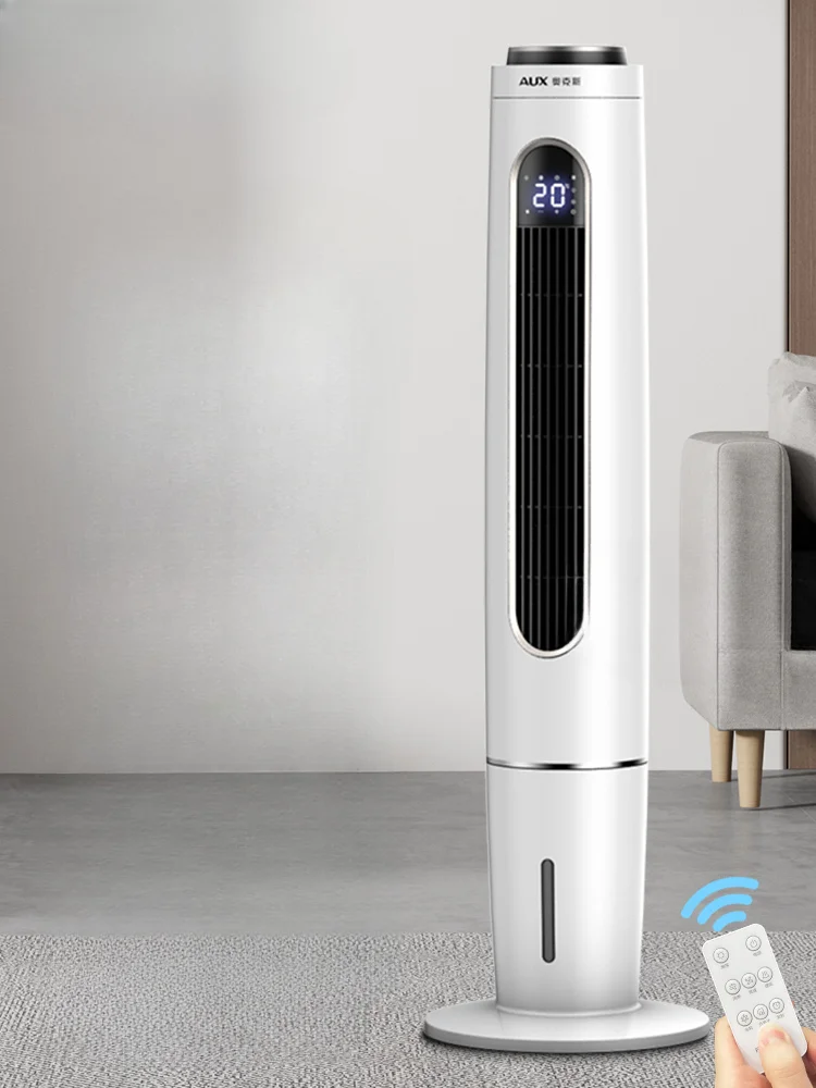 Air Conditioner Fan Refrigeration Household Air Cooler Small  Mobile Tower Vertical Water Small Air Conditioning Thermantidote