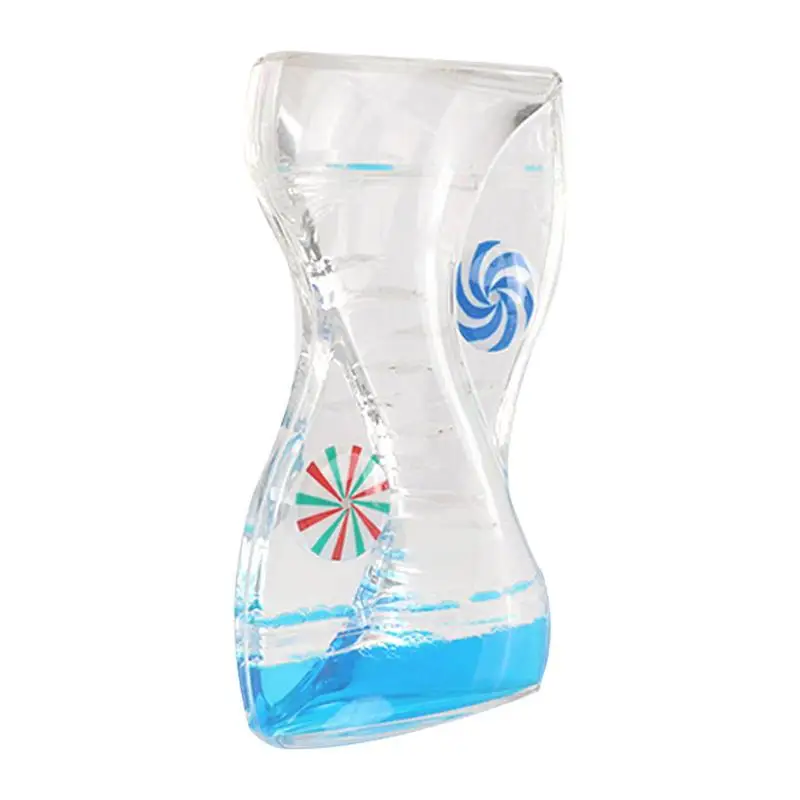 Liquid Timer Table Decoration Decoration Hourglass 2mins Acrylic Colorful Liquid Hourglass For Home Study Room Bedroom