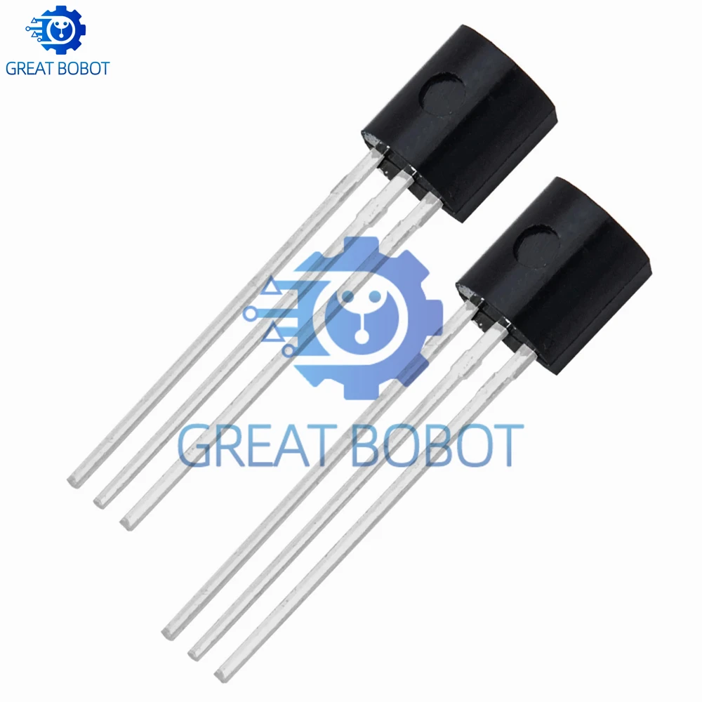 1~50PCS DIY Electronics Compatible Temperature Sensor: DS18B20 IC (TO-92 Package)