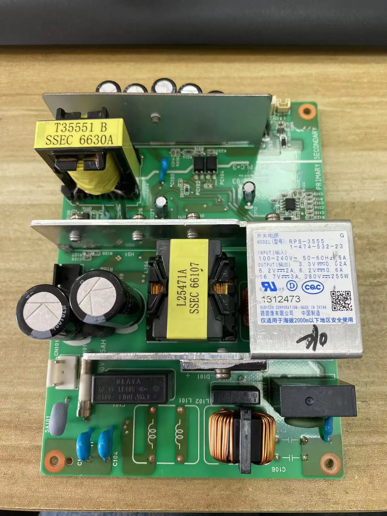 

Original Projector Ballast RPS-3555 For VPL-SW631 SW630 VPL-SX630 VPL-EX453 Projector