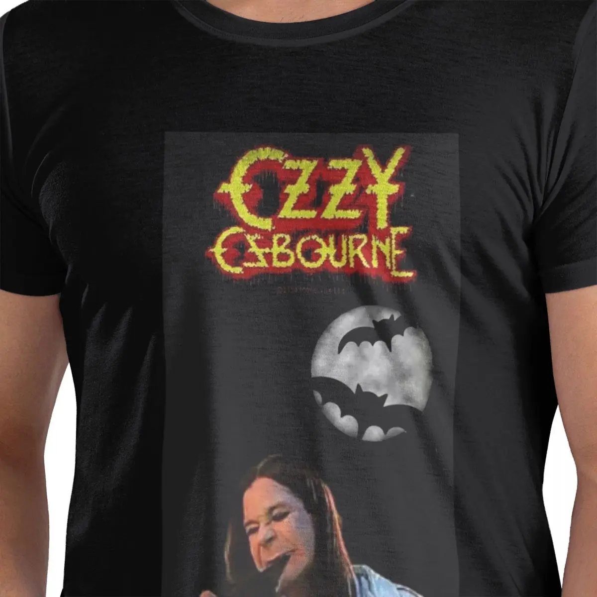 

Ozzy Osbourne Merch футболка из 100% хлопка мужские футболки большого размера мужские с круглым вырезом с коротким рукавом S-6XL