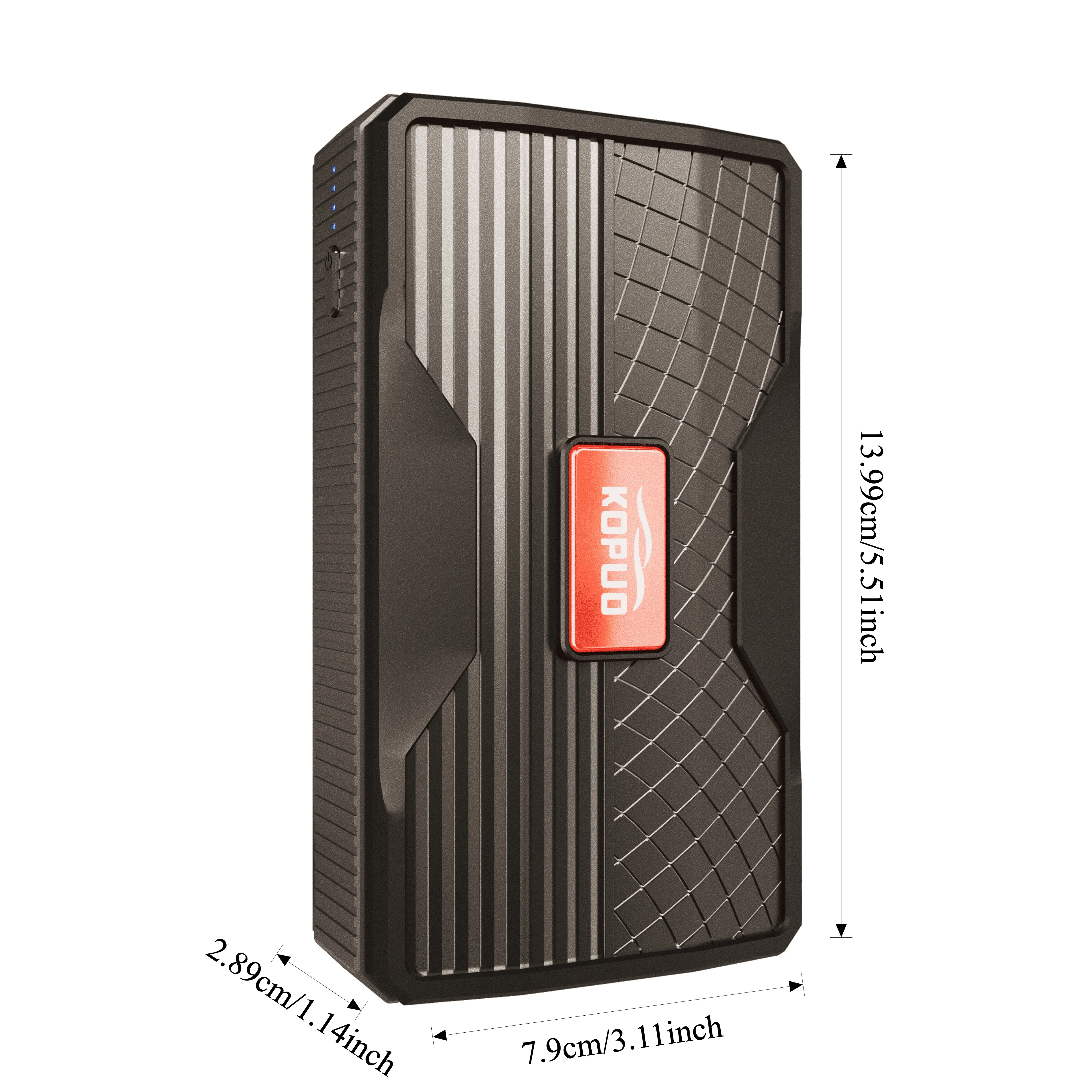 KOPUO سيارة الانتقال كاتب 600A 12 فولت بنك الطاقة المحمولة للبطارية الميتة بداية سريعة لمركبات الديزل البنزين