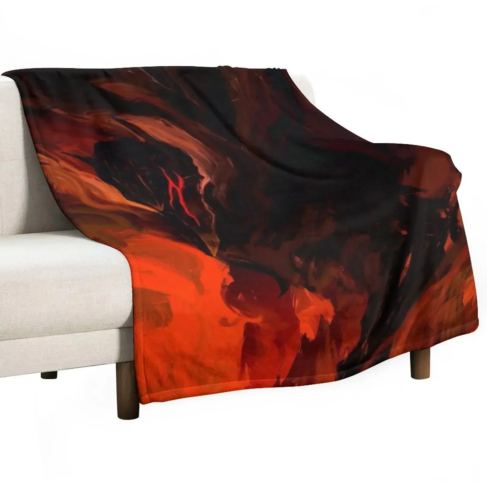 Inferno Throw Blanket Thins Vintage Thermal Blankets