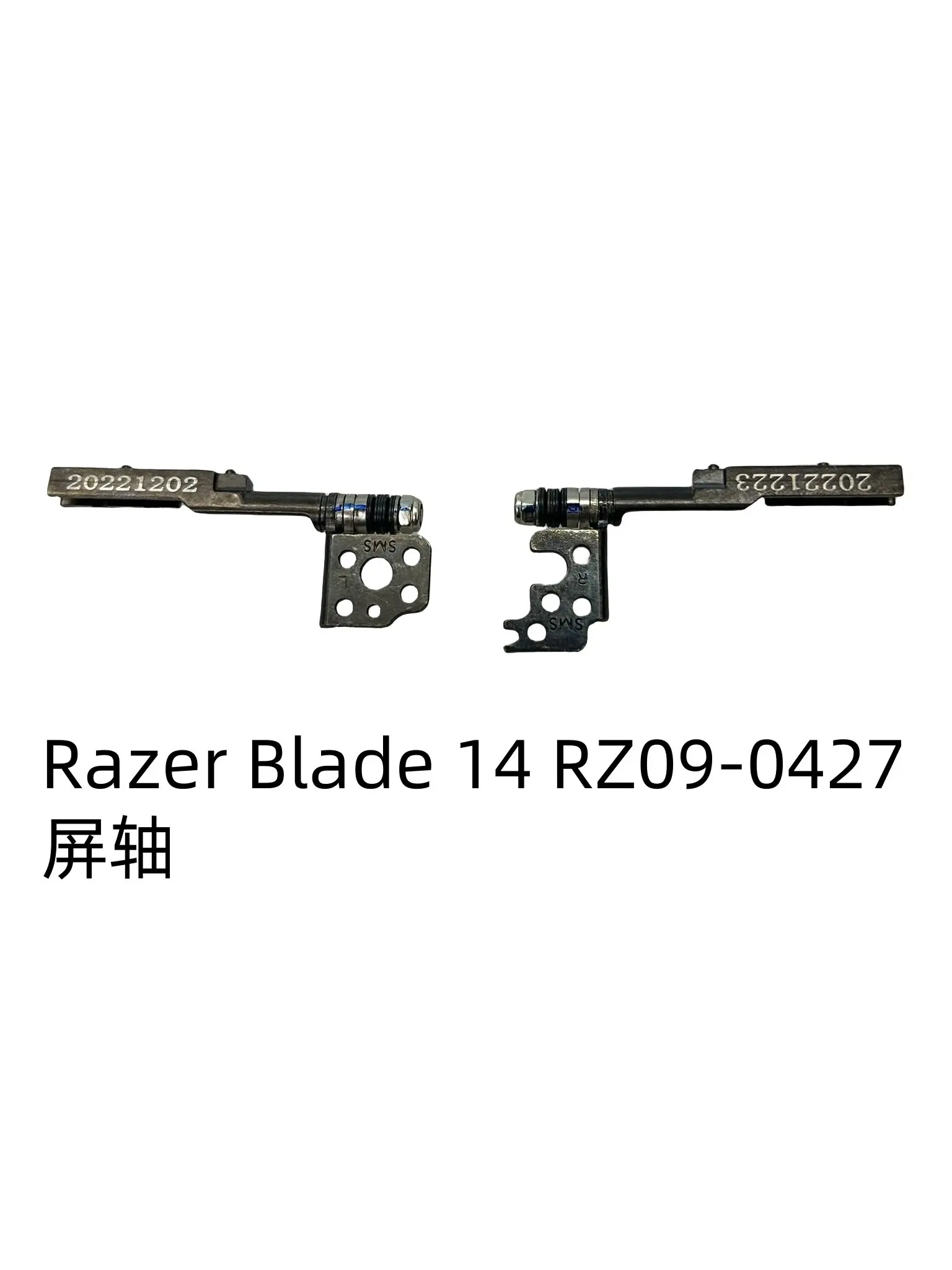 Bisagra para Razer Blade 14 RZ09-0427, Conjunto de Bisagra de Pantalla de Repuesto para Portátil, Compatible con Razer Blade 14 RZ09-0427