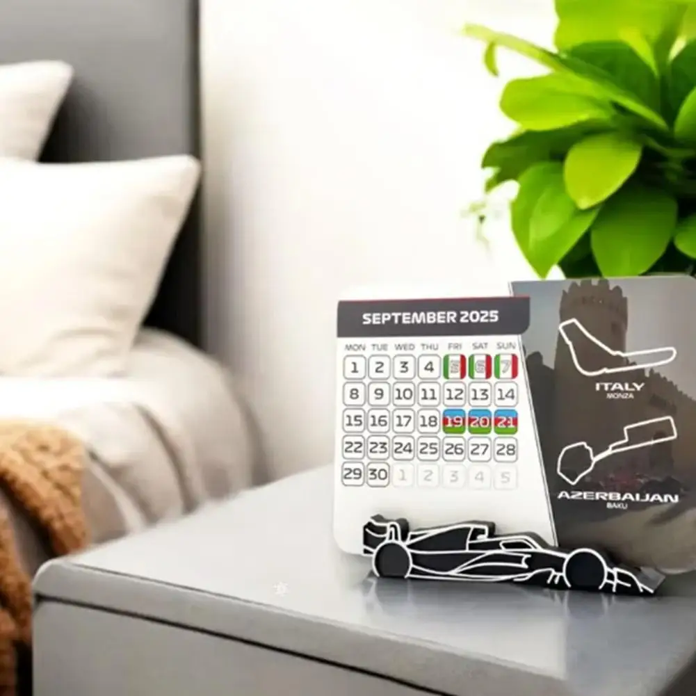 2025 Racing Calendar Desktop Calendar For Formula 1 Fans - Experience The Thrill Of Racing In Style Formula One Calendar