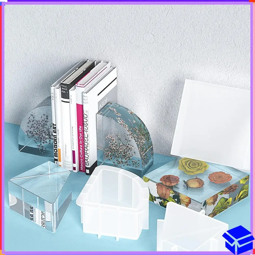 

Reliable 2 PCS Bookends Resin Molds,Book Organize Silicone Epoxy Resin Molds For Books,Desktop Organizer,Office Home Decoration