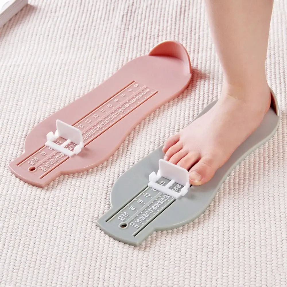 Adjustable Range Practical Foot Care Tool Plastic Children Feet Ruler Measures Tool Foot Measure Gauge Shoes Size Measuring