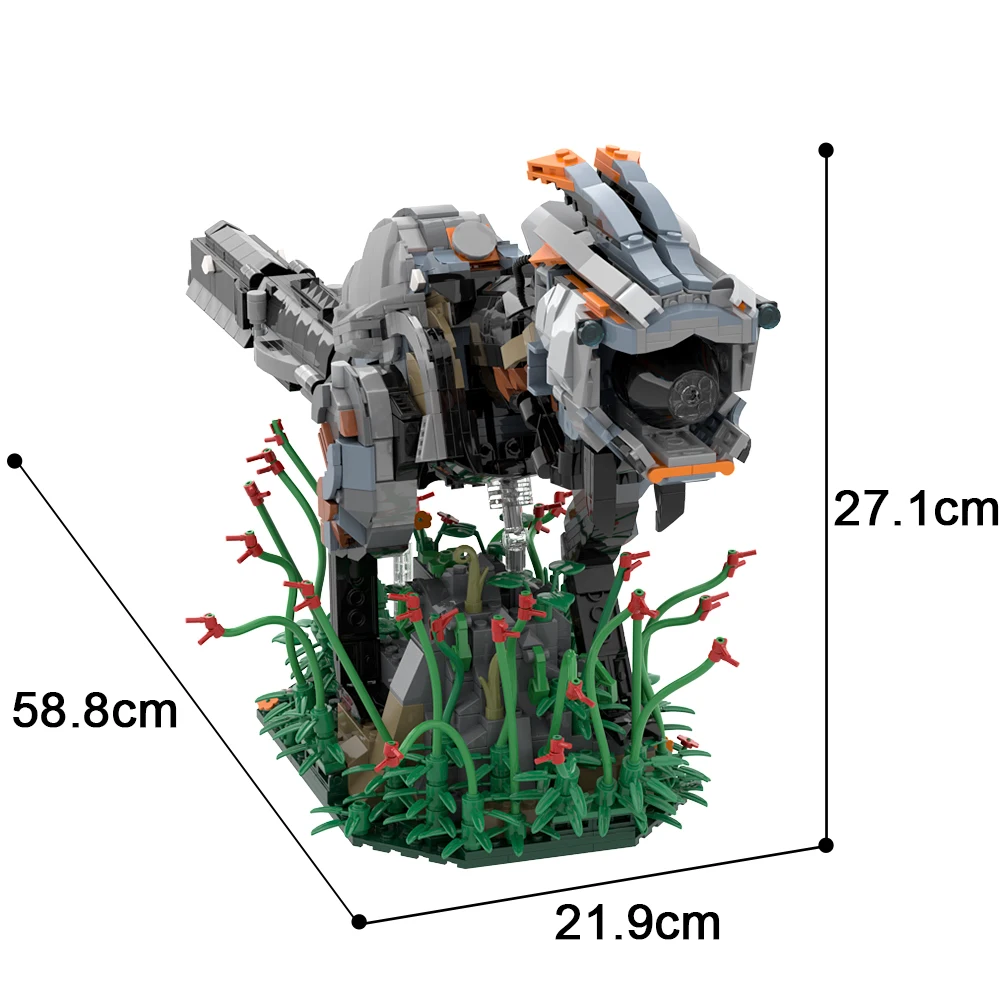 مجموعة ألعاب MOC-Horizon لبنات بناء للأطفال ، روبوت وحش ، شخصيات حركة ، ألعاب تجميع ، طوب ، هدية إبداعية ، من من من من من من من من