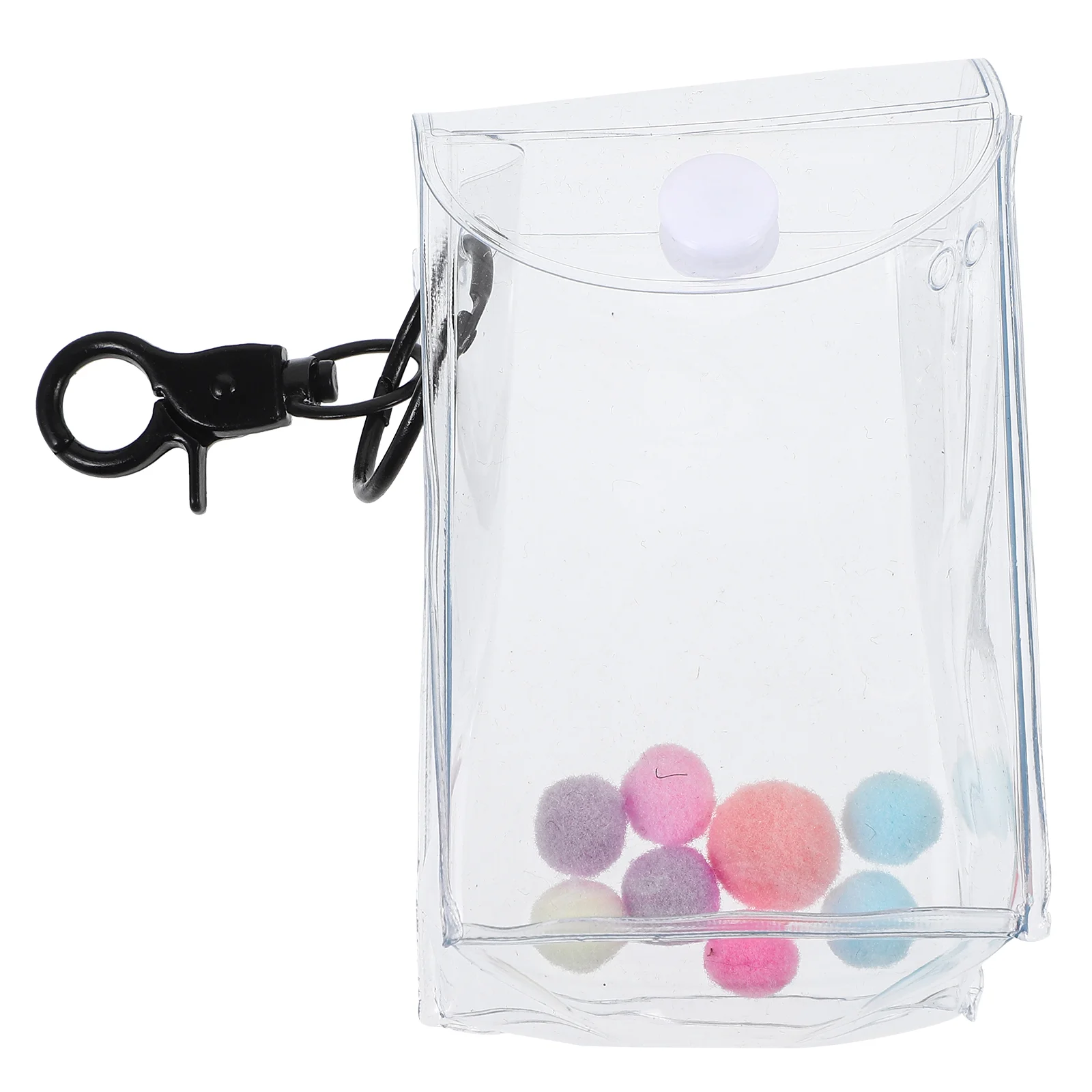 

Storage Box Backpack Hanging Small Bag Key Case Clear Pouch Figure Display Walk Baby