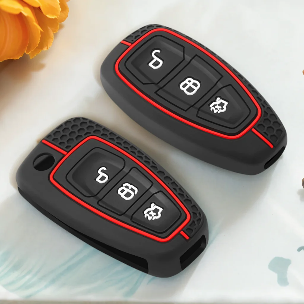 포드 C-맥스 S-맥스 에코스포츠 쿠가 이스케이프 피에스타 몬데오 포커스 2 3 MK3 ST RS 커스텀 자동차 키 케이스 커버 쉘 폴딩키 액세서리