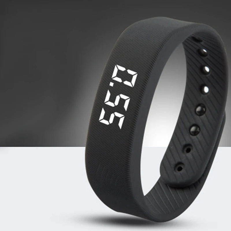 T5 الرياضة سوار ذكي متعدد الوظائف للماء طالب سوار الرجال والنساء LED سوار إلكتروني #5