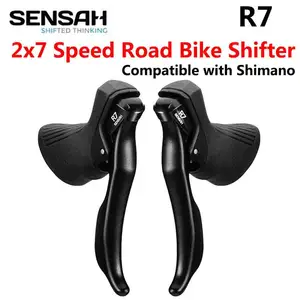 Sensah-ロードバイクのシフトレバー,レバーハンドル,2x7スピード,r6800と互換性,sora St-A070 sti,2x7 -  AliExpress