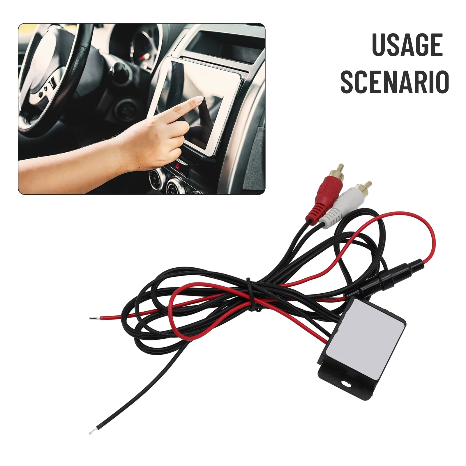 Bluetooth-compatible Adapter Car Stereo Radio Bluetooth-compatible Music Adapter Car Cable Receiver Module Kit 2 Input Acces