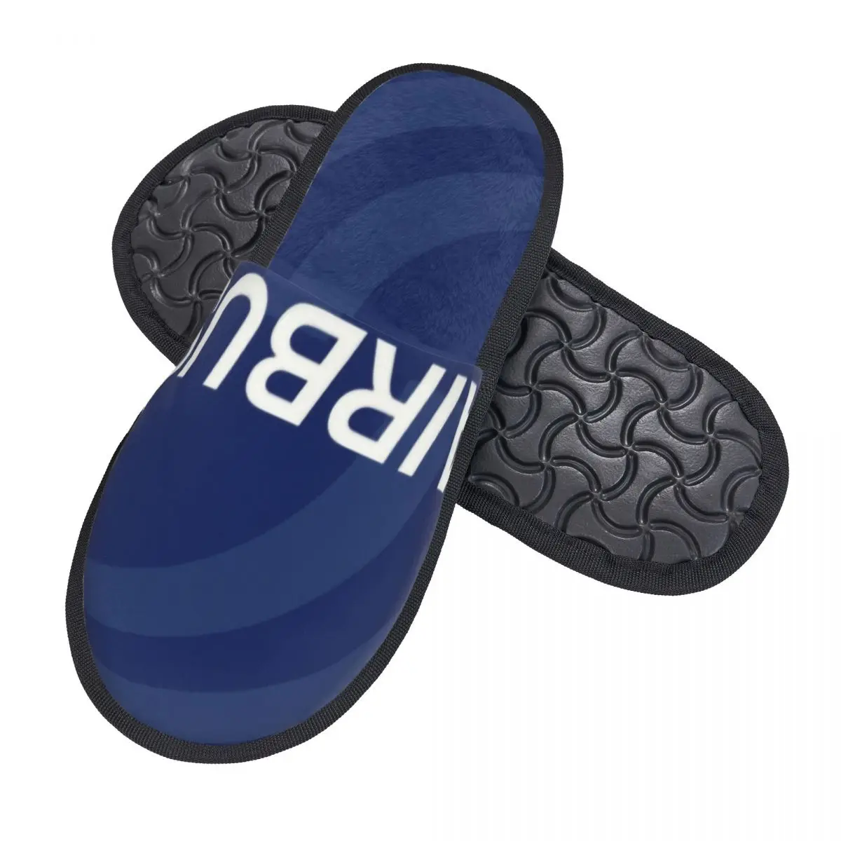 Airbus Fighter Pilot Soft Scuff With Memory Foam Slippers Women Aviation Airplane Hotel House Shoes