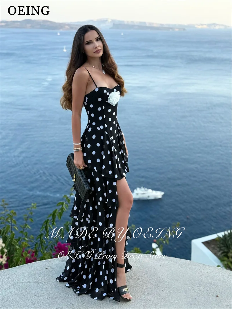 بوينغ الكلاسيكية ألف خط فساتين لحضور الحفلات الموسيقية ثلاثية الأبعاد الزهور المتدرج بلا أكمام البولكا نقطة فساتين حفلات أعياد الميلاد الجلباب دي سهرة مخصصة