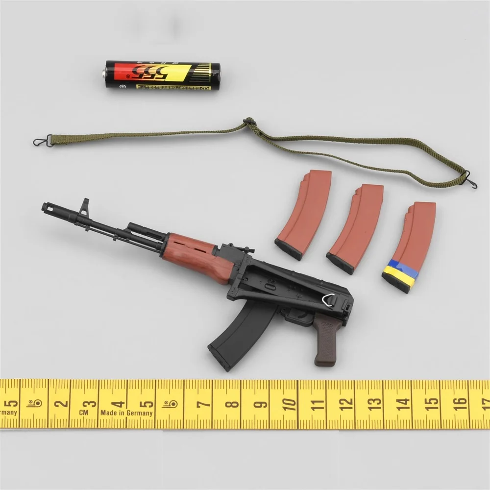 1/6 FLAGSET FS 73053 Soldato Bambola Guerriero Mini Giocattoli Arma Modello AKS74PVC Materiale Pinze Sling Non Reale Per 12 "Action Figure