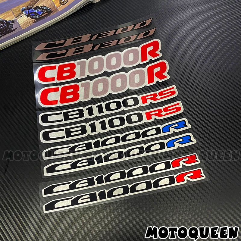

Motorbike Motorcycle Tank Pad Side Shell Wind Decor Label Logo Decals Stickers for Honda CB1000R CB1100RS CB1300 CB 1000R 1100RS
