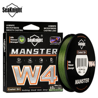 SeaKnight Brand W4 Series Fishing Line 4 Strands Braided Line 300M 500M Ultraviolet-proof Seawater proof coating for Saltwater