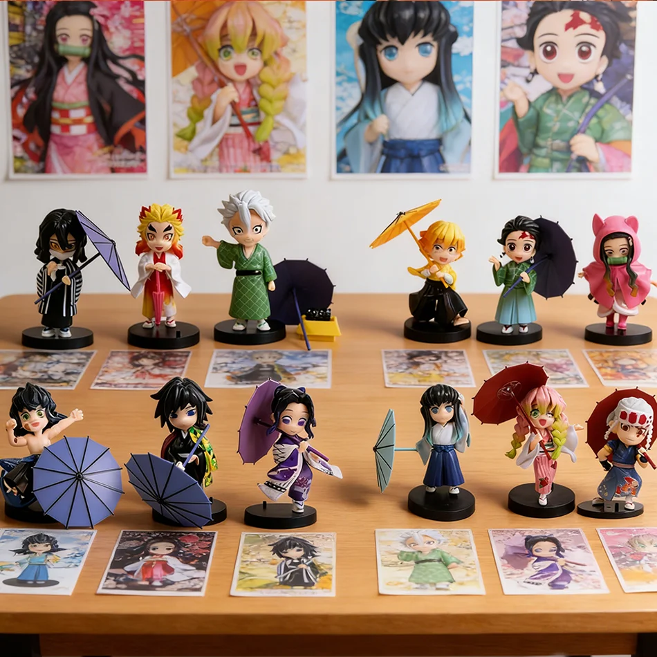 

Bandai Demon Slayer Plum Rain AB Series Blind Box Kamado Tanjirou Agatsuma Zenitsu Kamado Nezuko Hashibira Inosuk Anime Figure