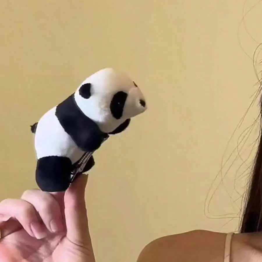 

Panda Plush Hairpin Clip Cartoon Animal Hair Accessory For Adults