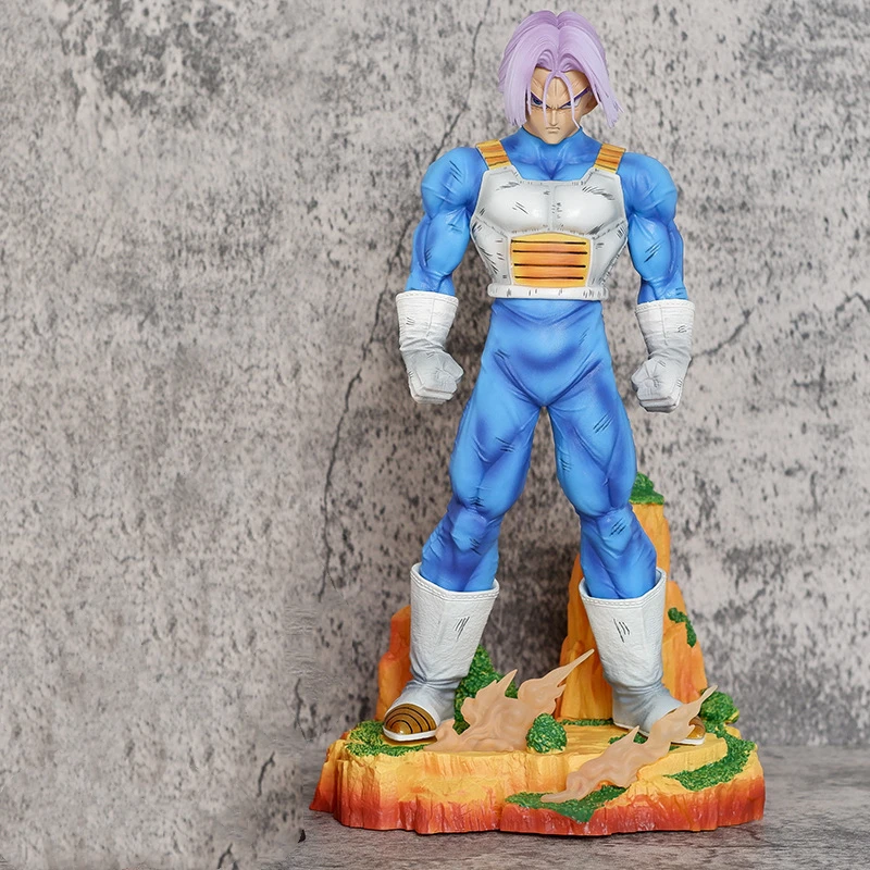 Anime Dragon Ball Z Super Saiyan Trunks PVC Action Figure Battle Statue Collection Model Kids Toys Doll Gifts 29cm