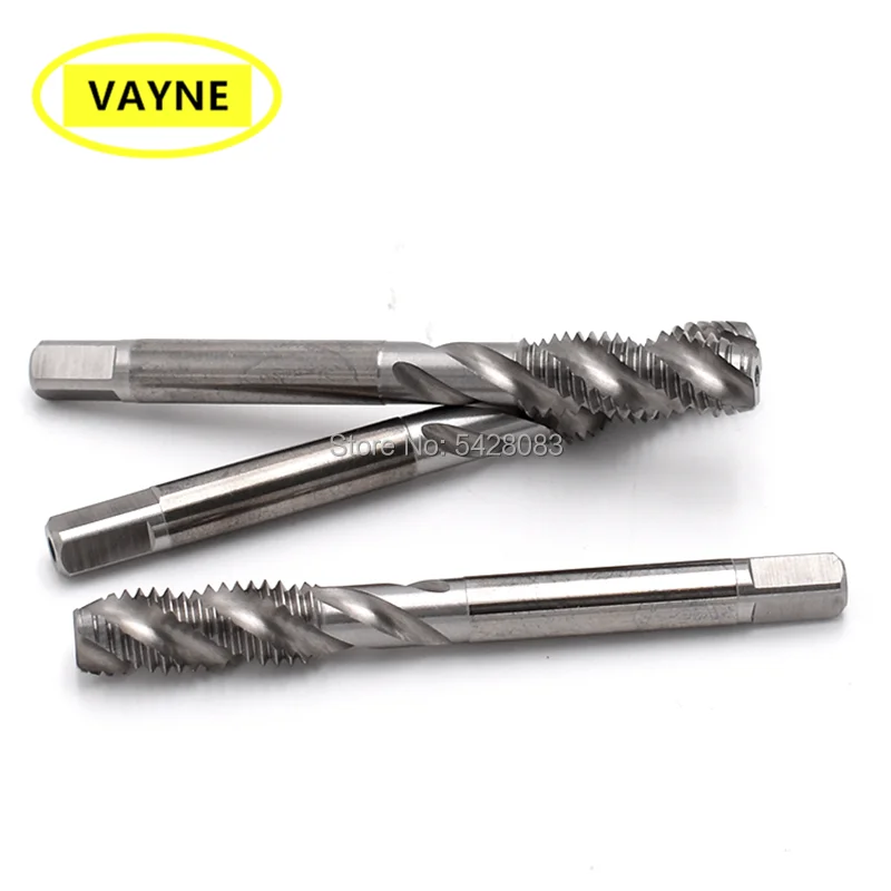 VAYNE HSSE Metrica Generale Applicazione A Spirale Scanalate Rubinetti M6 * 1 e la macchina Filo Sottile screw tap M6 * 0.5/0.75/0.35