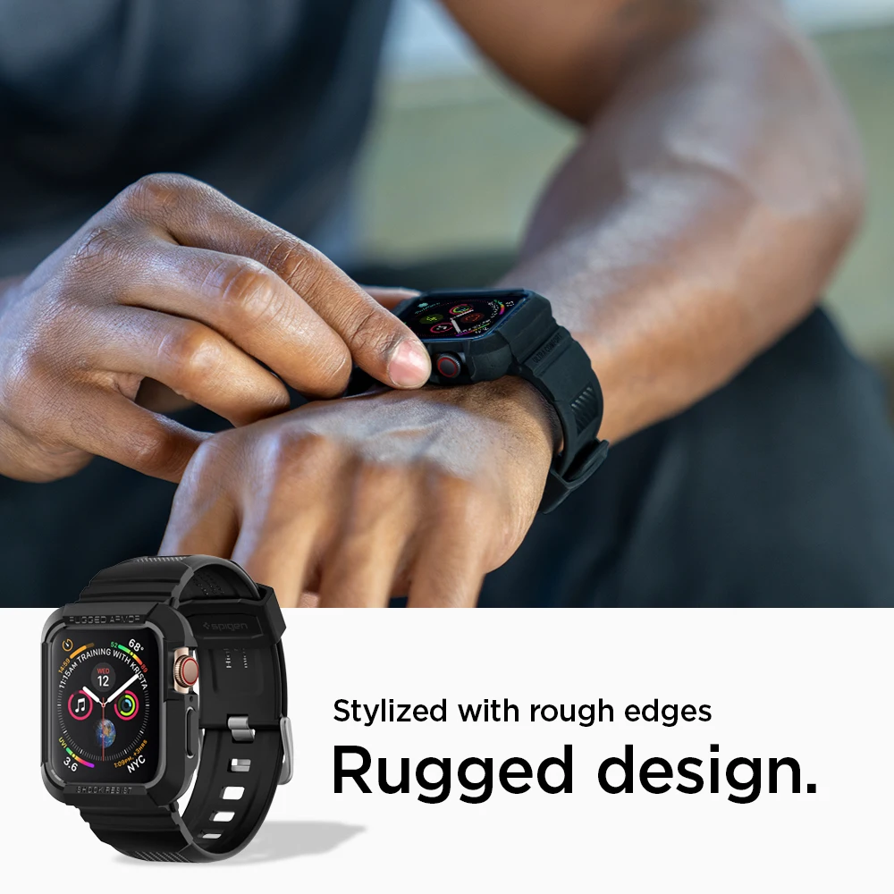 Etui i pasek Spigen Rugged Armor Pro do serii Apple Watch (45/44 mm) (41/40 mm) — zdjęcie 4
